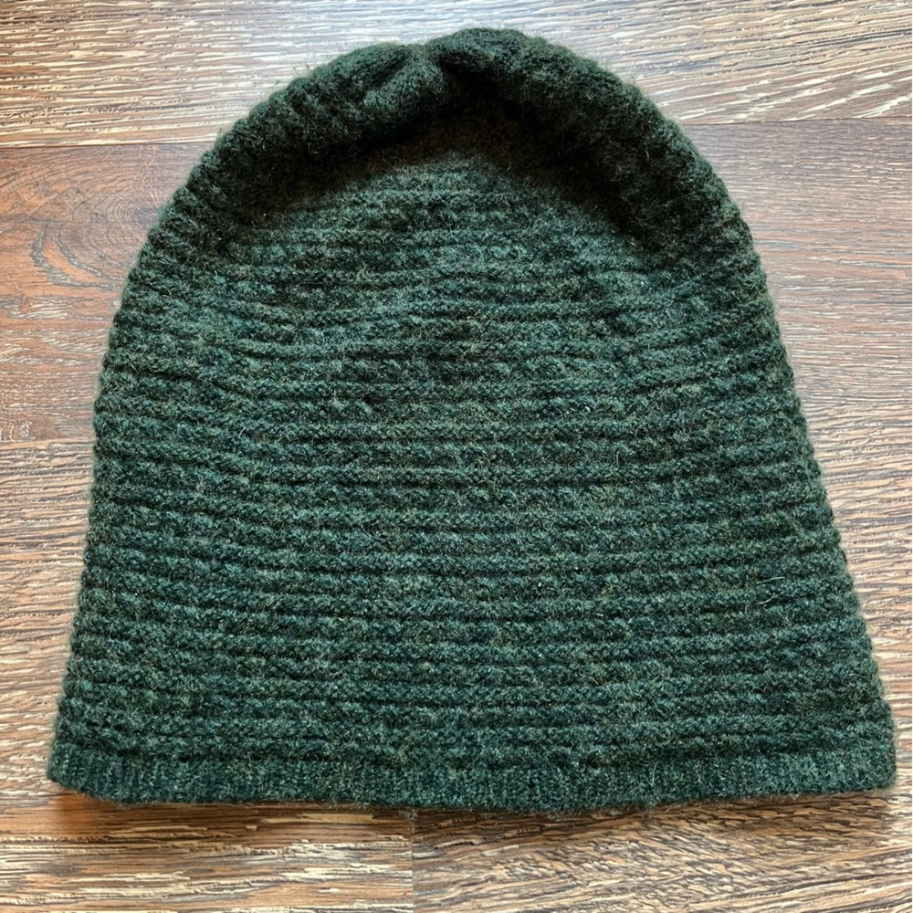 Lightweight soft cashmere wool knit winter hat slouch beanie